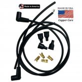 Spark plug wire set 2 Cylinder - US Made Premium Copper Core